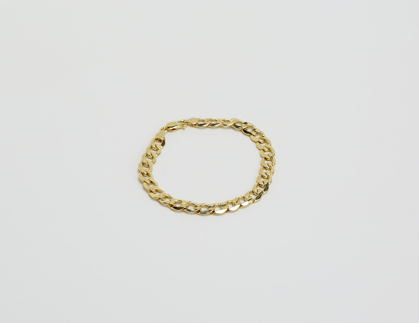 Hollow Curb link Bracelet