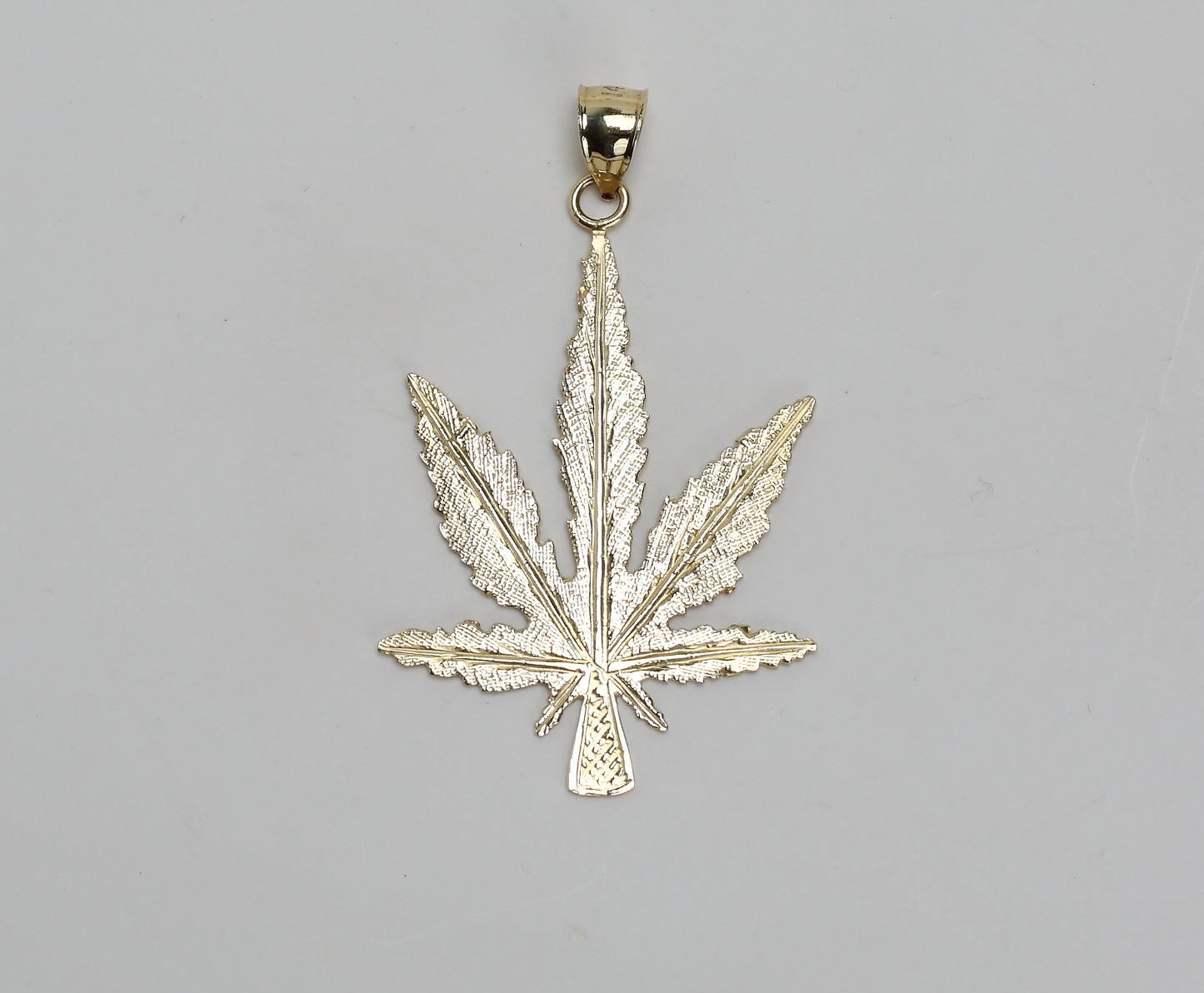 Marijuana leaf pendant