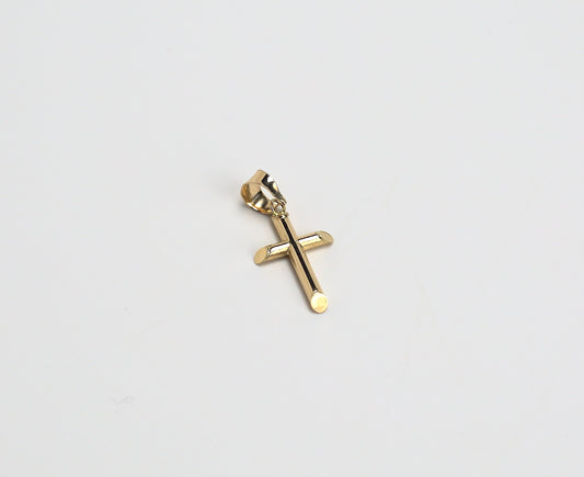 Plain cross pendant 1in