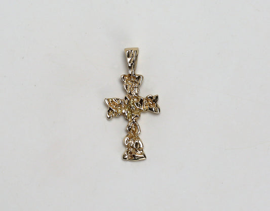 Nugget Cross Pendant